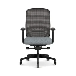 Sale Nucleus Fabric/Mesh Swivel Task Chair, Basalt/Black (HNR1KD.Y2.STC.A.H.IM.APX25.BL.SB.T) Office Chairs