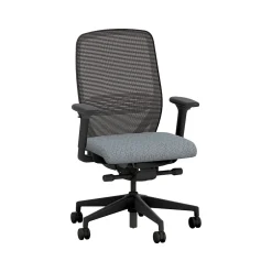 Sale Nucleus Fabric/Mesh Swivel Task Chair, Basalt/Black (HNR1KD.Y2.STC.A.H.IM.APX25.BL.SB.T) Office Chairs