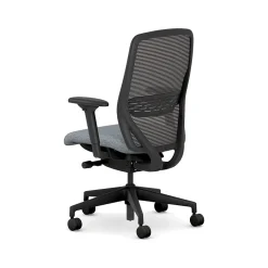 Sale Nucleus Fabric/Mesh Swivel Task Chair, Basalt/Black (HNR1KD.Y2.STC.A.H.IM.APX25.BL.SB.T) Office Chairs