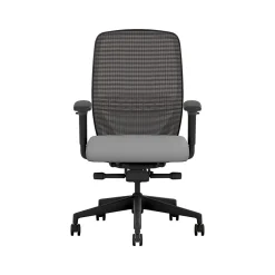 Outlet Nucleus Fabric/Mesh Swivel Task Chair, Frost/Black (HNR1KD.Y2.STC.A.H.IM.CU22.BL.SB.T) Office Chairs