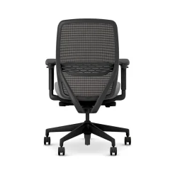 Outlet Nucleus Fabric/Mesh Swivel Task Chair, Frost/Black (HNR1KD.Y2.STC.A.H.IM.CU22.BL.SB.T) Office Chairs