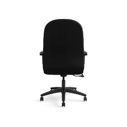 Best Pillow-Soft Executive High-Back Chair, Center-Tilt, Fixed Arms, Black Fabric Office Chairs