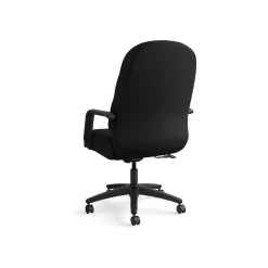 Best Pillow-Soft Executive High-Back Chair, Center-Tilt, Fixed Arms, Black Fabric Office Chairs