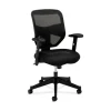 Outlet Prominent Mesh High-Back Task Chair, Center-Tilt, Adjustable Arms, Black Sandwich (BSXVL531MM10) Office Chairs