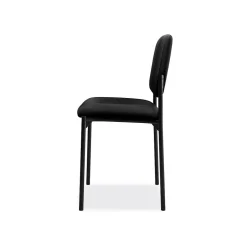 New Scatter Fabric Stacking Guest Chair, Black (BSXVL606VA10) Folding & Stacking