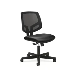 Hot Volt Mesh Back Leather Computer and Desk Chair, Black (H5711.SB11.T) Office Chairs