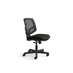 Hot Volt Mesh Back Leather Computer and Desk Chair, Black (H5711.SB11.T) Office Chairs