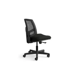 Hot Volt Mesh Back Leather Computer and Desk Chair, Black (H5711.SB11.T) Office Chairs