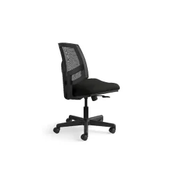 Best Volt Mesh Back Leather Task Chair, Black (5713SB11T) Office Chairs