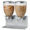 Food Storage Containers<Honey-Can-Do Honey Can Do KCH-06157 Prof. Edition-Double Dispenser - Slv/Slv