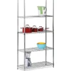 Online Honey Can Do 5-Tier 200 Lb. Capacity Shelving Unit, Chrome Shelving
