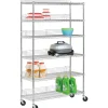 Clearance Honey Can Do 6-Tier Steel Shelving 600 Lb. Capacity, Chrome (SHF-0926) Shelving