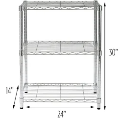 Sale 3-Shelf Metal Unit, 24