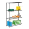 Clearance 4-Tier 250lb. Capacity Shelving Unit, Black (SHF-01908) Shelving