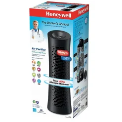 Air Purifiers<Honeywell True HEPA Energy Star True HEPA Tower Air Purifier, Black (HPA030)