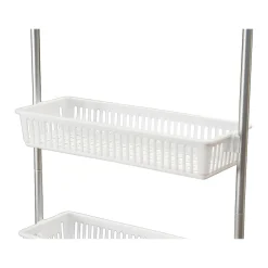 Outlet 6-Shelf Plastic Over-the-Door Storage Rack, 18