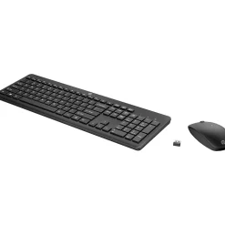 HP 230 Wireless Keyboard and Optical Mouse Combo, Jet Black (18H24AA#ABA)* Ergonomic Keyboard & Mouse Sets