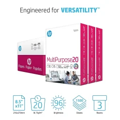 Discount 8.5" x 11" Multipurpose Paper, 20 lbs., 96 Brightness, 1500 Sheets/Carton (112530) Large Quantity Paper