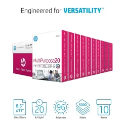 Online 8.5" x 11" Multipurpose Paper, 20 lbs., 96 Brightness, 5000 Sheets/Carton (M1120) Multipurpose Paper