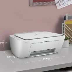 Instant Photo Printers<HP DeskJet 2734e Wireless Color Inkjet Printer, All-In-One, Print, Scan, Copy, 6 Months FREE Ink with + (26K72A#B1H)