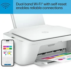 Instant Photo Printers<HP DeskJet 2734e Wireless Color Inkjet Printer, All-In-One, Print, Scan, Copy, 6 Months FREE Ink with + (26K72A#B1H)