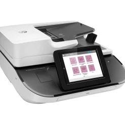 Desktop Scanners<HP Digital Sender Flow 8500fn2 Flatbed Desktop Scanner, Black/White