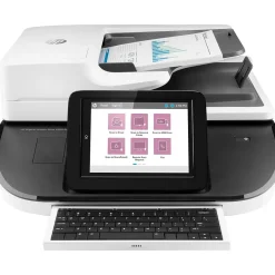 Desktop Scanners<HP Digital Sender Flow 8500fn2 Flatbed Desktop Scanner, Black/White