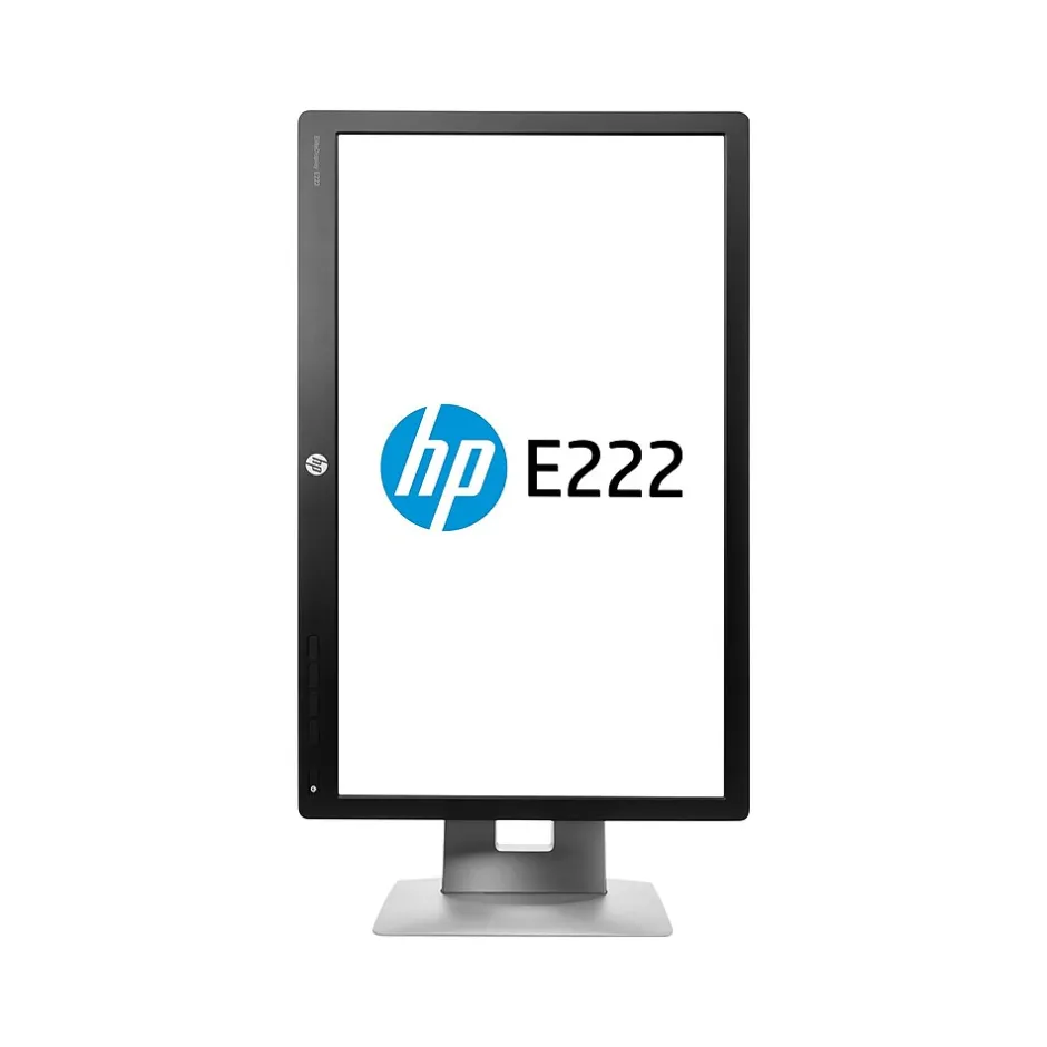 HP EliteDisplay Refurbished 21.5" LED Monitor, Black/Silver (R-E222)* Flat Monitors