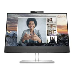 HP E24m G4 Conferencing Monitor 23.8" LED, Silver (Stand)/Black Head (40Z32AA#ABA)* Flat Monitors