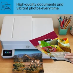 Instant Photo Printers<HP Envy 6555e Wireless All-in-One Color Inkjet Printer, Scanner, Copier, Best for home, 3 months FREE ink with + (714N5A)