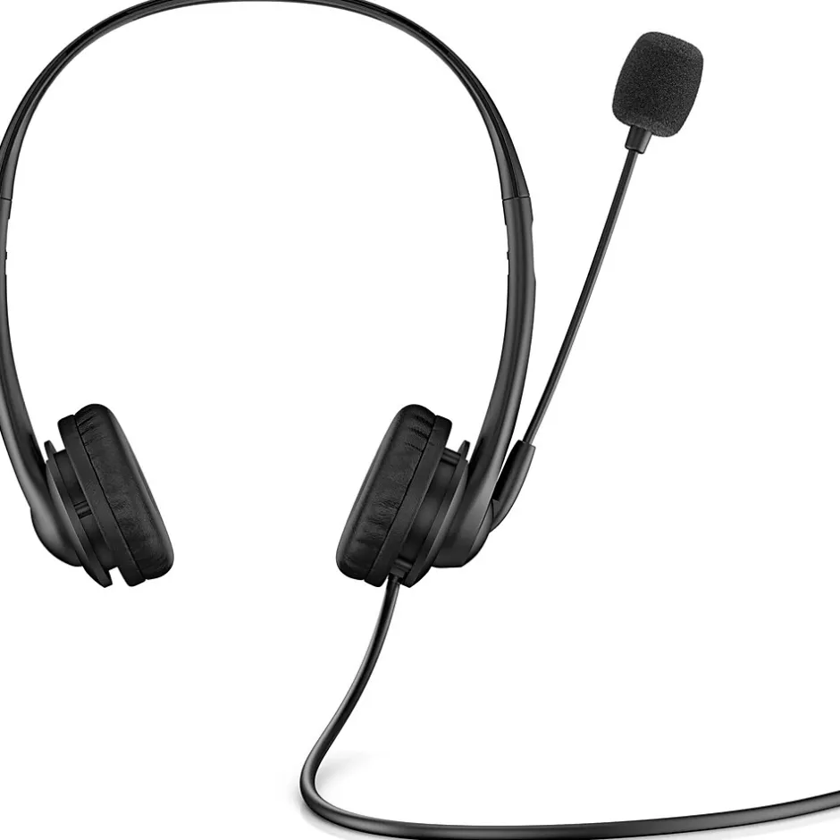HP G2 Noise Canceling Stereo Over-the-head Headset, USB Type-A, UC Certified (428K6AA)* Headsets