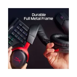 HP HyperX Cloud III Wireless Stereo Gaming Headset, USB Type-C, Black/Red (77Z46AA)* Gaming Headsets