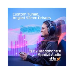 HP HyperX Cloud III Wireless Stereo Gaming Headset, USB Type-C, Black/Red (77Z46AA)* Gaming Headsets