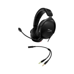 HP HyperX Cloud Stinger 2 Noise Canceling Gaming Over-The-Ear Headset, 3.5mm, Black (519T1AA)* Gaming Headsets