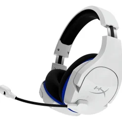 HP HyperX Cloud Stinger Core Wireless Noise Canceling Stereo Gaming Headset, White/Blue (4P5J1AA)* Gaming Headsets