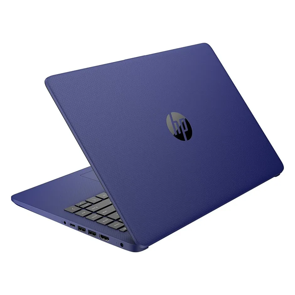 HP Laptop 14" LED Touch-Screen Laptop, Intel Celeron, 2.8 Ghz, 4GB RAM, 64GB SSD, Windows 10, Indigo Blue (47X80UA#ABA)* Gaming Laptops