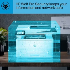 Black & White Printers<HP LaserJet Pro MFP 4101fdw Wireless Black & White Laser Printer, All-In-One, Print, Scan, Copy, Fax, Best for Office (2Z619F)