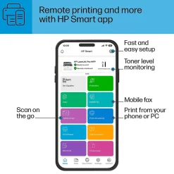 Black & White Printers<HP LaserJet Pro MFP LJP 3101fdw Wireless Black & White Laser Printer, All-In-One, Print, Scan, Copy, Fax (3G628F)