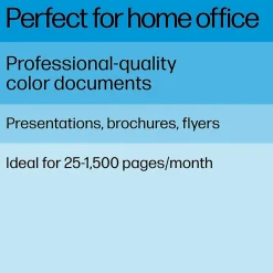 Color Printers<HP OfficeJet 9012e Wireless All-in-One Color Inkjet Printer, Duplex, Best for home office, 6 mo. Instant Ink with + (1G5L4A)