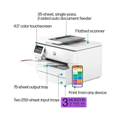 Instant Photo Printers<HP OfficeJet Pro 9730e Wide Format Wireless All-in-One Color Printer, Best for Office, 3 Months FREE INK with + (537P6A)