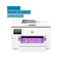 Instant Photo Printers<HP OfficeJet Pro 9730e Wide Format Wireless All-in-One Color Printer, Best for Office, 3 Months FREE INK with + (537P6A)