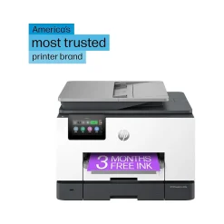 Color Printers<HP OfficeJet Pro 9135e Wireless Color Inkjet Printer, All-In-One, Print, Scan, Copy, Fax, 3 Months FREE INK with + (404M0A)
