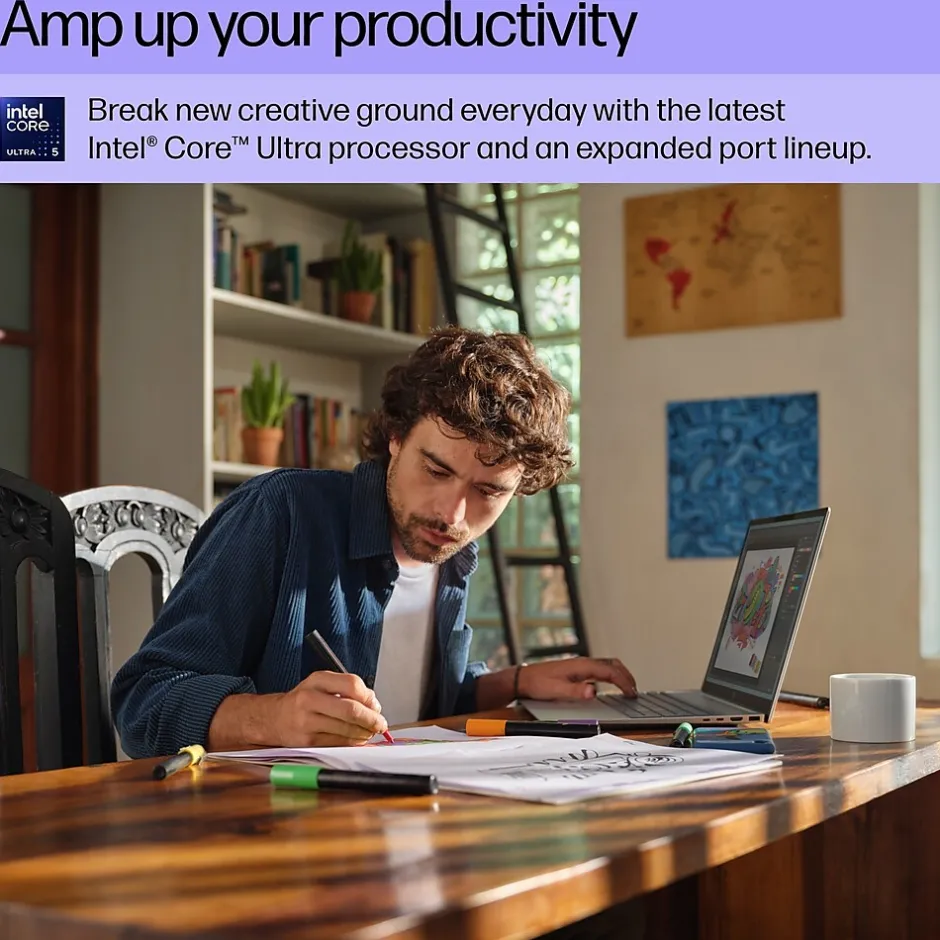 HP Pavilion 16" FHD AI Laptop, Intel Core Ultra 5-125U, 8GB RAM, 512GB SSD, Backlit Keyboard, Windows 11 Home* Gaming Laptops