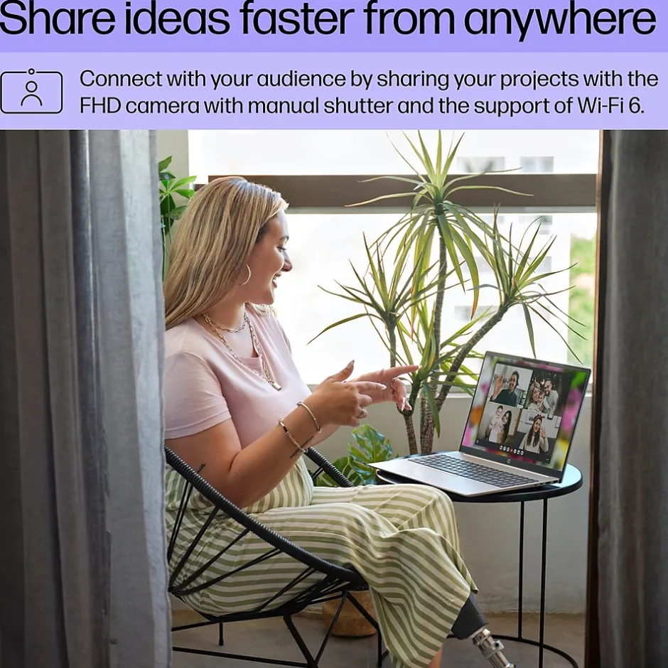 HP Pavilion 16" FHD AI Laptop, Intel Core Ultra 5-125U, 8GB RAM, 512GB SSD, Backlit Keyboard, Windows 11 Home* Gaming Laptops