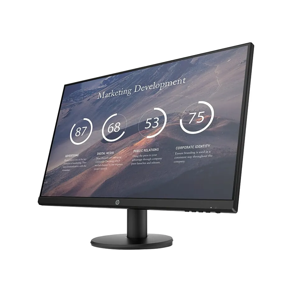 HP P27v G4 27" LED Monitor, Black (9TT20A6#ABA)* Flat Monitors