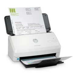 Portable Scanners<HP Scanjet Pro 2000 s2 Duplex Desktop Document Scanner, White (6FW06A#BGJ)