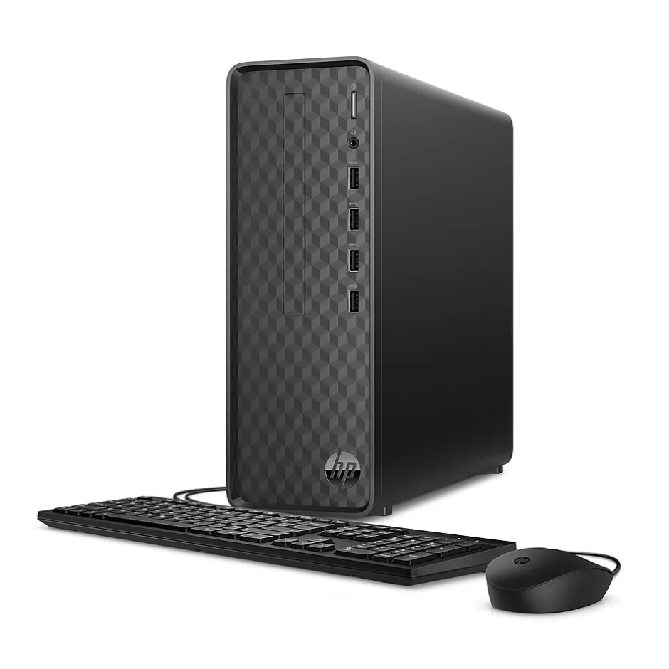 HP Slim Desktop Computer, Intel Core i3-1210, 8GB RAM, 256GB SSD, Mouse & Keyboard Included, Windows 11 Home* Gaming Desktops
