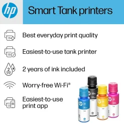 Color Printers<HP Smart Tank 7301 Wireless All-in-One Color Ink Tank Printer Scanner Copier, 2 years ink included (28B70A)