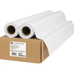 Clearance Universal Adhesive Vinyl Wide Format CAD Paper, 36" x 66', Matte Finish, 2/Pack (HEWC2T51A) Wide Format Paper