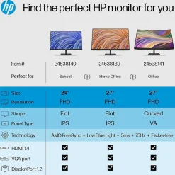 HP V27i G5 27